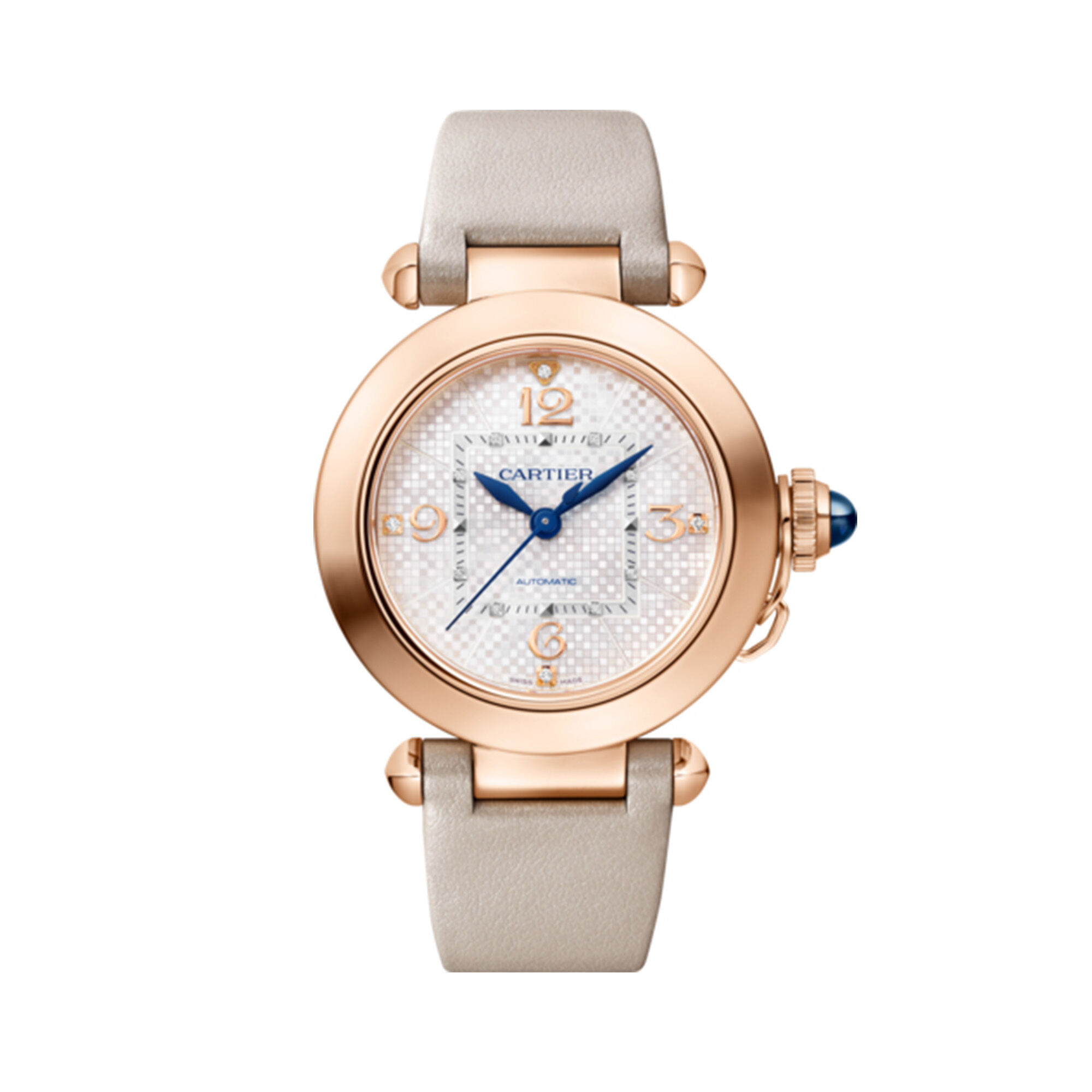 Cartier pasha diamond hot sale